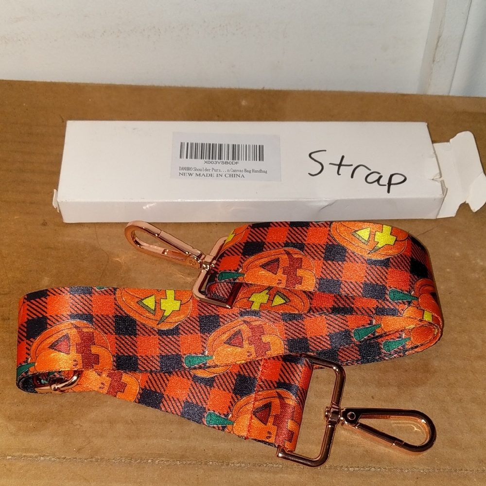 Halloween Pumpkins Bag PurseHanbag Briefcase Luggage Orange Strap